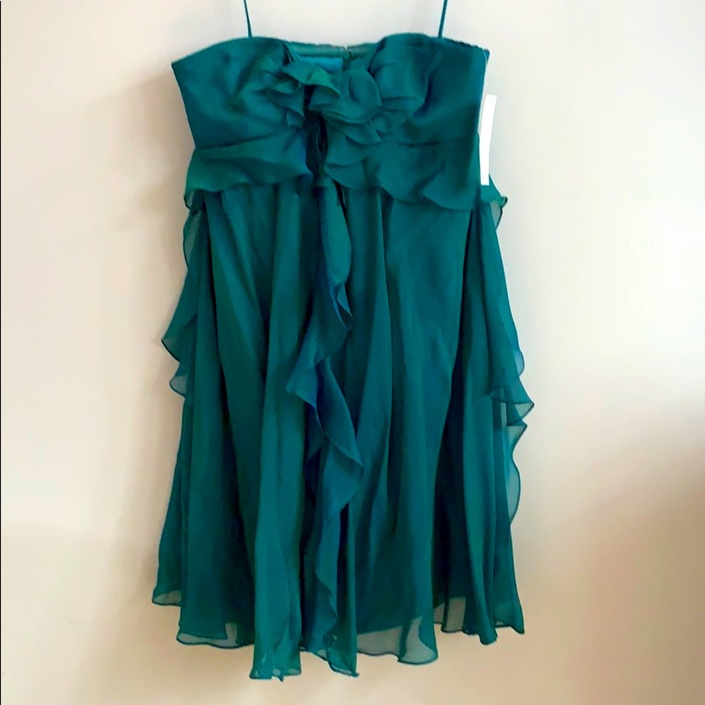Badgley Mischka Strapless Dress